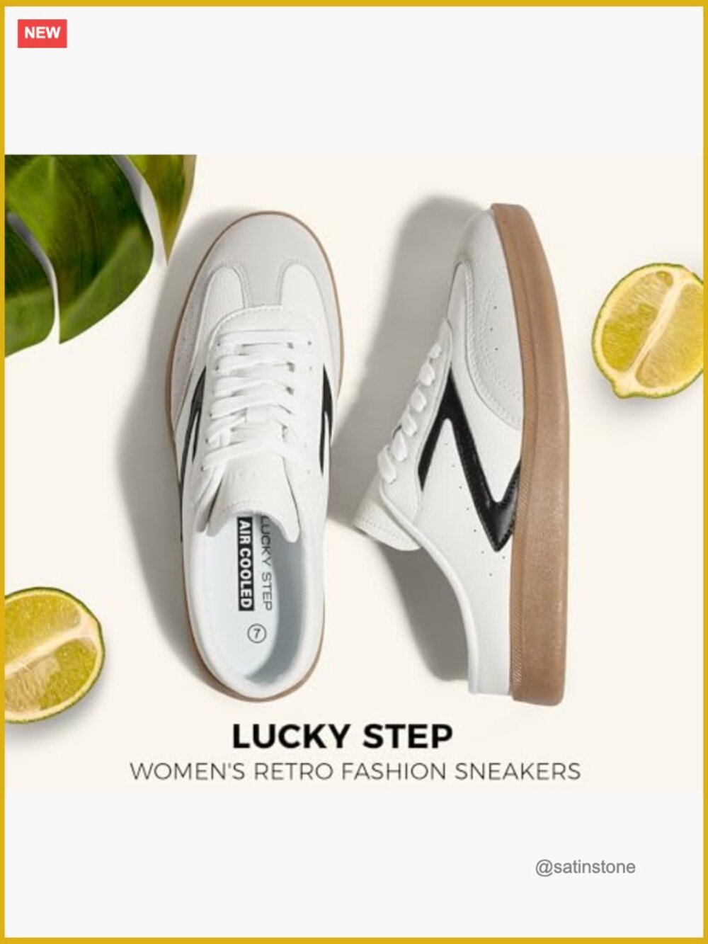 Slip On Mule Sneakers with Removable Cushion Insole - Non-Slip Outsole - Picture 6 of 7